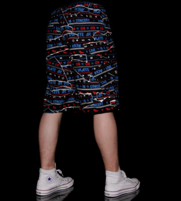 Krew Boardshort TooLive Ripped Trunks black