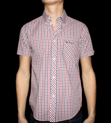Ben Sherman Shirt Browser red/blue