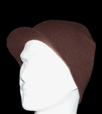 Vicious Beanie Visor Logo brown/gold