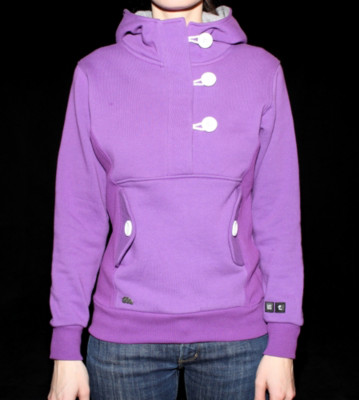 Ucon W Hooded Button Omma purple