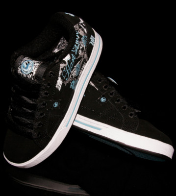 DVS W Shoes Monument black/aqua