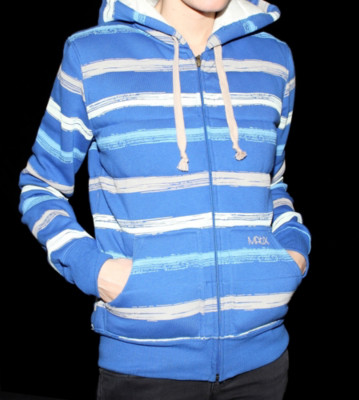 Matix W Zip Hooded Asher Kaitlan blue cobalt