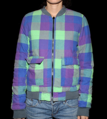 Insight W Flanneljacket It`s Late purple check b