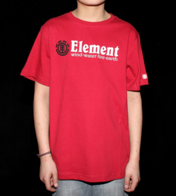 Element Kids T-Shirt Horizontal red