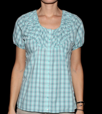 Wesc W Blouse New Zeeland aqua bleached