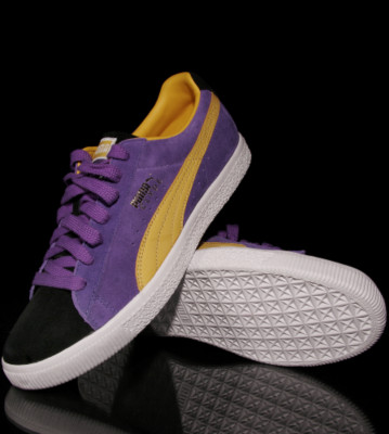 Puma Shoes Clyde Hall of Game purple/black/yellow