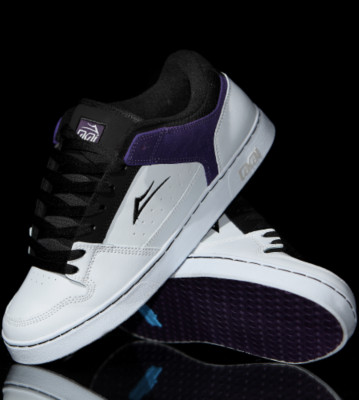 Lakai Shoes Commerce LK white/purple suede