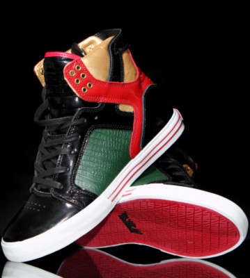 Supra Shoes Muska Skytop green black red