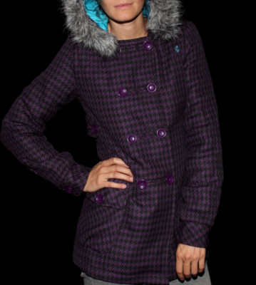 Volcom W Jacket Release The Hounds Peacoat purple deep purple