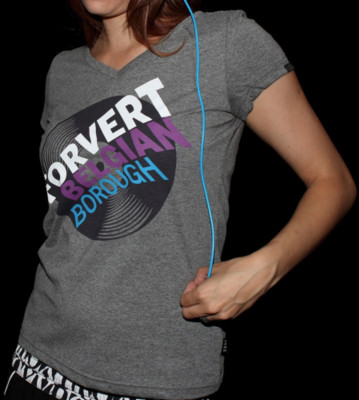 Forvert W T-Shirt Forvert Homy grey darkgreymottled