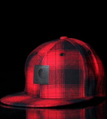 Carhartt Flexfit Cap Matrix red ruby/black