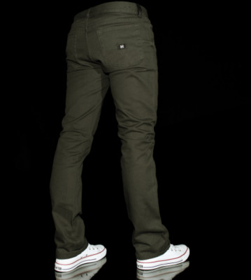 Krew Jeans K Slims Twill green jade