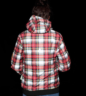 Alprausch W Snowjacket Leila red scotch plaid