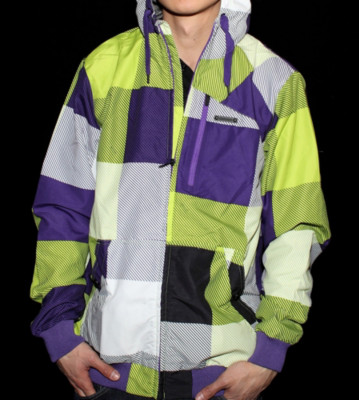 Zimtstern Windbreaker Map green