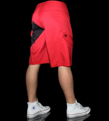 DC Boardshorts Lanar red primery/black