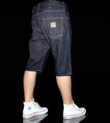 Carhartt Denim Shorts Slim blue rinsed