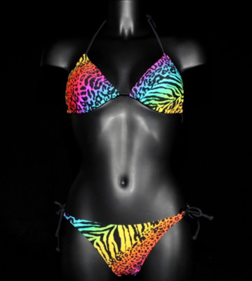 Roxy Bikini Rebel Cha Cha black/multicolors