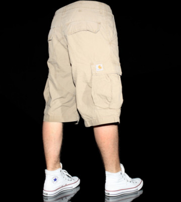 Carhartt Shorts Cargo Pant Columbia Ripstop beige leather stone washed
