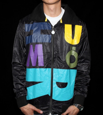 Humor Windbreaker Eric black/multicolors