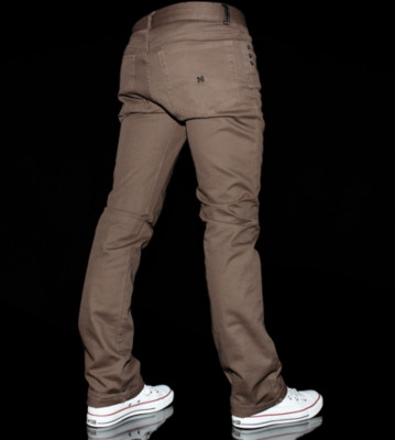 Krew Jeans EE Slims Twill brown tabacco