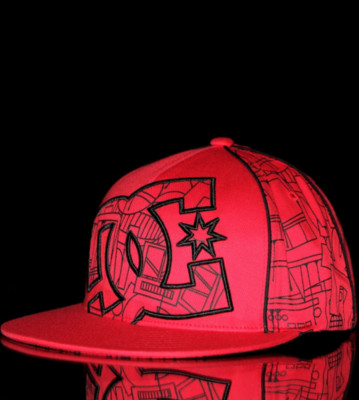 DC Flex Fit Cap Draphit red