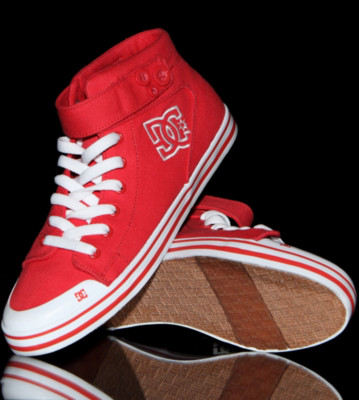 DC W Shoes Venice Mid red