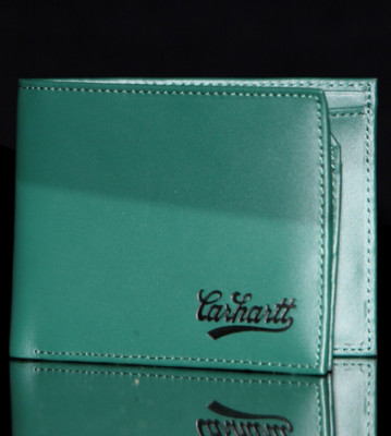 Carhartt Wallet Rock-it green/bottle green black embossing