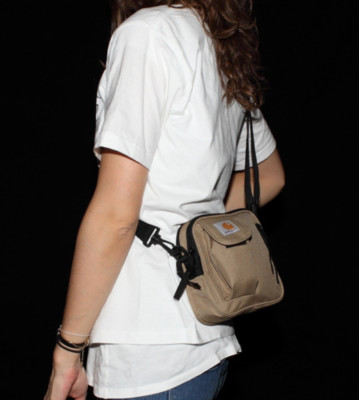Carhartt Essentials Bag Small beige leather