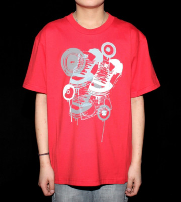 DC Kids T-Shirt Layout red primery red