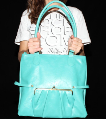 Volcom W Bag Circus Freak Tote aqua purse moss
