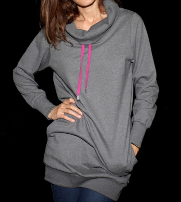 Wesc W Hooded Keira grey dark grey melange