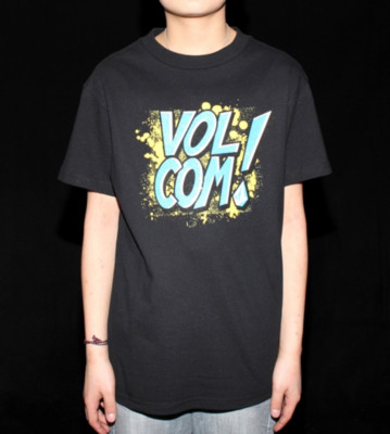 Volcom Kids T-Shirt Against The Wall black