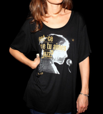 Obey W T-Shirt Le Jazz black