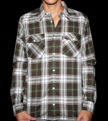 Wesc Shirt Erwin brown dark chocolate