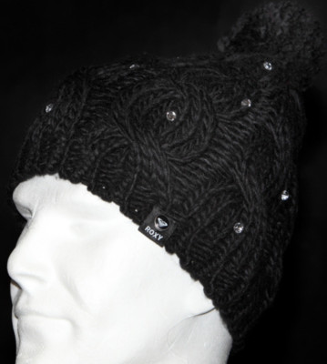 Roxy Beanie Shooting Star black true black