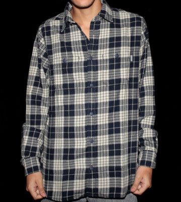 Carhartt Shirt Morgan blue navy bone check