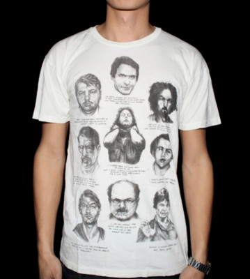 Krew T-Shirt Serial Premium white cream