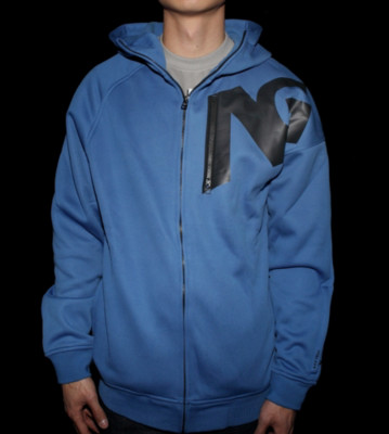 Analog Zip Hooded Transpose blue cobalt