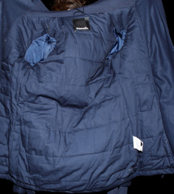 Bench W Winterjacket Earl Melton black iris
