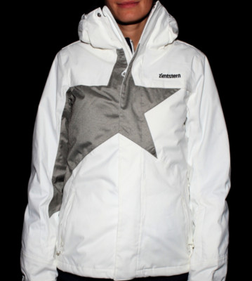 Zimtstern W Snowjacket Snowy white