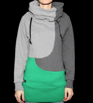 Ucon W Pullover Allant grey/dark grey/green