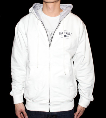 Safari Rev. Zip Hooded Nawhite II white