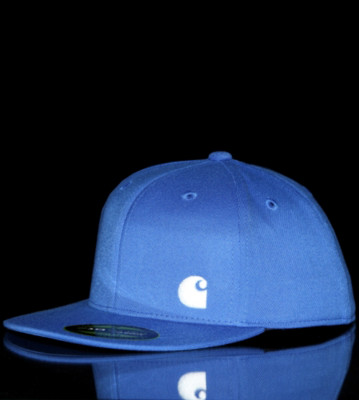 Carhartt Flexfit Cap Port blue orbit/white