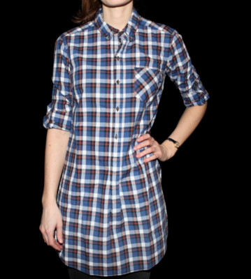 Carhartt W Shirt Danford blue sub blue check