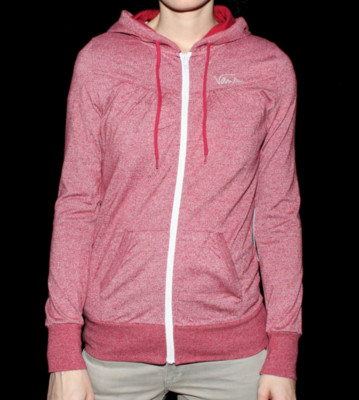 Vans W Zip Hooded Some Sole red poison