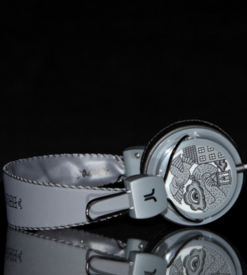 Wesc Headphones Bongo Birdy Nam Nam grey pebble