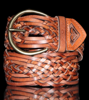 Roxy W Belt Sweety brown natural leather