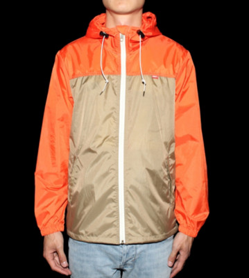Obey Windbreaker Standard orange/khaki beige
