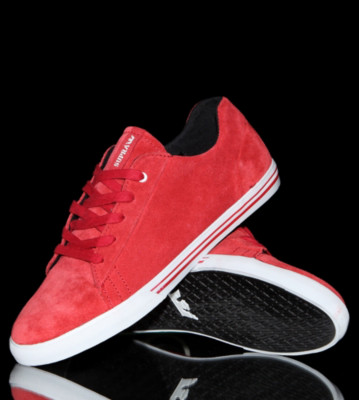 Supra Shoes Assault red suede