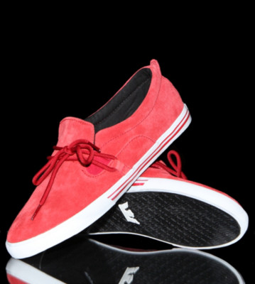 Supra Shoes Belay red suede